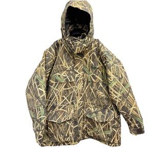 Cabela’s Northern Flight Skyline Camo Insulated Hooded Hunting Parka Jacket 2XL